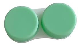 TroHollis Contact Lens Cases,Contact Lenses Case Box 10pcs Portable Contact Lens Case Eyes Contacts Care Container Box Lenses Storage Color(White)
