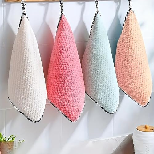 Turzvon Mikrofaser Spültücher Colors, 25 x 25 cm, 10er Pack, Mehrfarbige Reinigungstücher für die Küche, Fettlösend, Schnell trocknend, 100% Mikrofaser, Saugstark & Langlebig