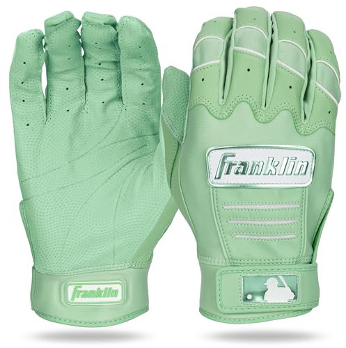 Franklin Sports Unisex-Erwachsene Adult Batting Gloves CFX Schlaghandschuhe Pro, Minze, Medium (2er Pack)