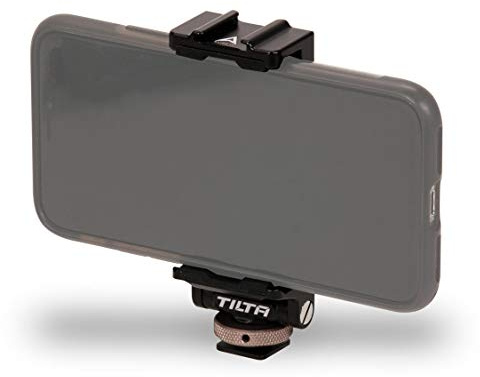 (Black) TILTA TA-PMB-B Tiltaing Adjustable Cold Shoe Phone Mounting Bracket Halterung für Handyhalterung