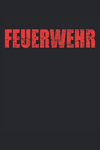 Feuerwehr-Planer: A5, Schwarz, Liniert, 120 Seiten, 2023