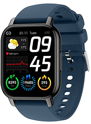 SUPBRO Smartwatch Herren mit Telefonfunktion 1.85 Fitnessuhr Herren Fitness Tracker Uhr mit 20+ Sportmodi, Herzfrequenz, SpO2, Schlafmonitor, Schrittzähler usw. Armbanduhr für Android iOS