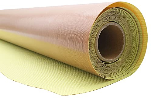 36 in x 15 ft Self-Adhesive PTFE Teflon Roll 5 Mil Heat Press Cover Roll PTFE Coated Heat Resistant Fabric
