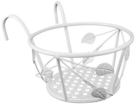 Milisten 1stück Hängendes Pflanzregal Aus Eisen Für Blumentöpfe Stylischer Blumentopfhalter Für Balkon Und Garten Dekoratives Pflanzdisplay Für Verschiedene Pflanzengefäße Langlebig
