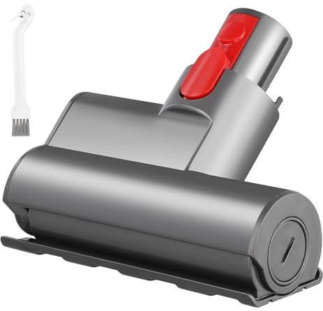 UPROZIL Mini Turbo Brush Head Replacement,Replacement Head for V7 V8 V10 V11 V12 V15 Cordless Vacuum Cleaners,Motorhead Brush Head Attachments for Remove Dust, Hair, Mites, Dirt