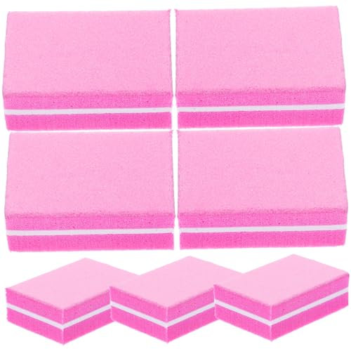 Healeved 150pezzi Blocco Per Unghie Spugna Per Unghie Doppia Faccia Strumento Da Manicure Portatile Facile Da Usare Per Casa e Salone