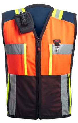 MGP SPORTSWEAR AV26 GILET VEST OPERATIVO PROTEZIONE CIVILE CONOFILI MANTRAILING (ROSSO AV, M)