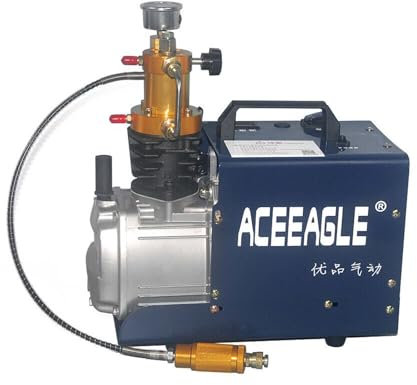 LENDISIY PCP Bomba de aire de alta presión 4500 PSI, compresor de aire eléctrico de alta presión, 1800 W, 300 bar, bomba de compresor PCP, refrigeración por agua