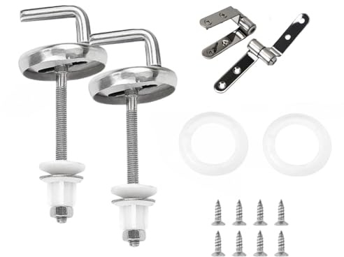GYWHOOFT Charnière pour siège de toilette, kit de rechange universel WC en alliage