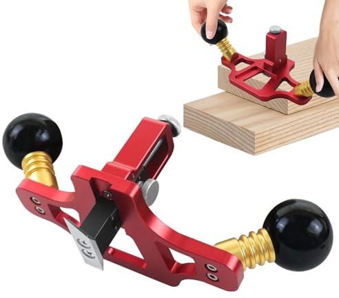Rabot à main pour bois, raboteuses à bois pour le travail du bois - Rabot de finition inférieur pour rabot manuel en bois réglable | ergonomiques pour le travail du bois Stru