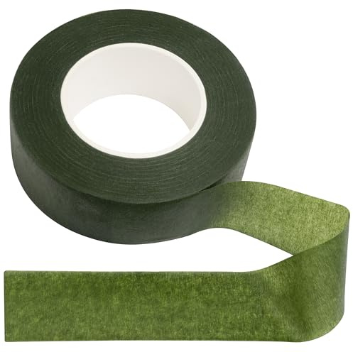 AERZETIX - C74386 - Rolle Floristenklebeband 27 m x 26 mm - Farbe grün - zum Binden von Blumensträußen