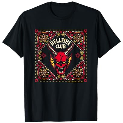Motif de dés Stranger Things Hellfire Club T-Shirt
