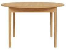 möbelando Kulissentisch >Costa RICA< in Elegancia Eiche, ausziehbar, (130/165x77,5x130 cm) bietet Platz für 6 Personen, ist oval, ausziehbar & überzeugt mit modernem Stil.