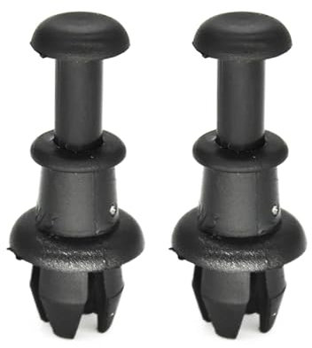 NEGRO X2 Hutablagen-Clips passend for VW, GOLF MK5 MK6 Tigaun 5N MK1 Polo 6R 6C 2G UP T-CROSS 1M6867574A Schnurhalter-Drehaufhänger Feste Clips für den Riemen der hinteren Hutablage