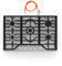 Klarstein Turbocast Placa de Gas, 5 Quemadores, Acero Inoxidable 304, Quemador Wok 3,4kW, Encendido Automático, Apagado de Seguridad, Kit GLP, Encimera Gas Profesional, 750×100×500mm