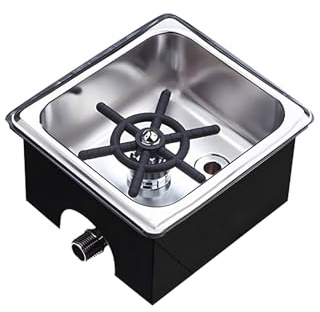 Enjuagadora de Jarras con Base, Enjuagadora de Vasos de Acero Inoxidable para Mostrador, Lavadora Automática de Alta Presión(Small)
