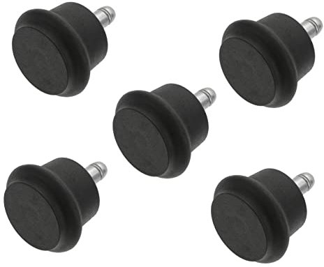 Angoily 5pcs Swivel Caster Wheels Brakes Office Chair Casters for Hardwood Tile and Carpet