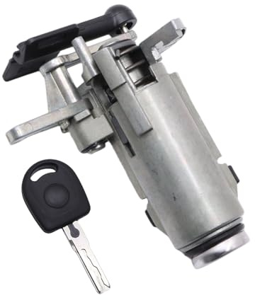 Callume Heckklappenschlosszylinder mit Schlüssel Kompatibel mit VW Polo 9N 2001-2009 Heckklappen Schloss Schließzylinder 6Q6827297H 6Q6827297
