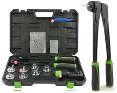 Kit di espansione idraulica per tubi – Strumento svasatore a forma di tazza per metalli morbidi | Espansione professionale per tubi in rame e alluminio AC