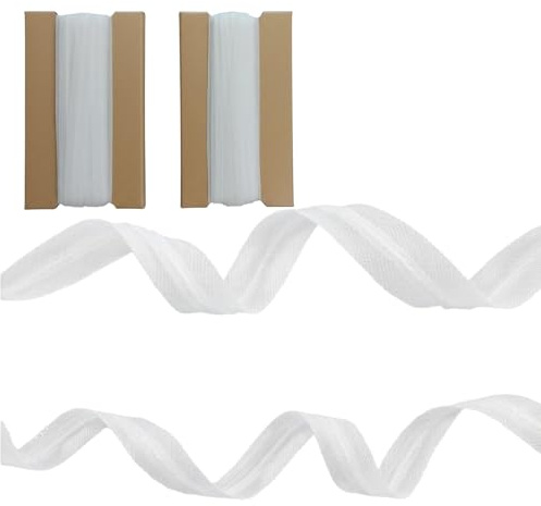 LOWPREX Strumpband med kedja, halstejp, PACK stabilisator på 20 meter: 10 mts 1 cm och 10 meter 1,5 cm bred