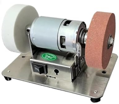 Doppelschleifmaschine, Tischschleifmaschine, Motor, Mini-Grob- und Feinpoliermaschine, elektrische Schleifscheibe, Schleifstein ,Schleif- und Polierset