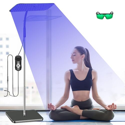 Solarium för hem, solbränning, justerbar höjd och vinkel, tidsinställningar, hem dagsljus för kropp och ansikte