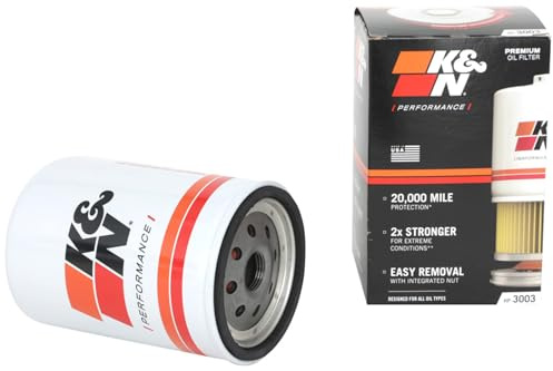K&N Premium-Ölfilter: Schützt Ihren Motor: Kompatibel mit ausgewählten CHEVROLET/GMC/HUMMER 2001–2019 (Silverado, Express, Kodiak, 2500, 3500, 4500, 5500, 6500, Sierra, Savana, Topkick, H1), HP-3003 | kompatibel mit Chevrolet & GMC 2001-2019 (HP-3003)