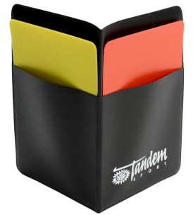 Tandem Sport Officials Penalty Cards , Red/Yellow Cards