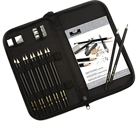 Royal & Langnickel & Langnickel RSET-KCSS skissset svart 16-delat set