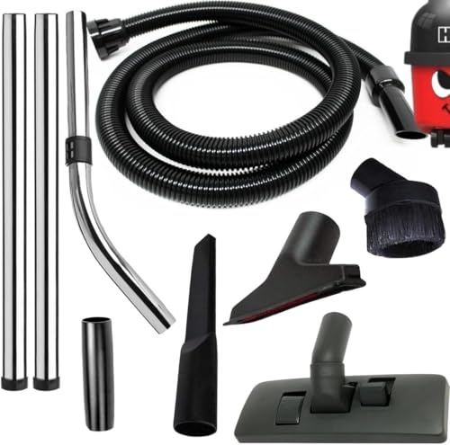 FIND A SPARE Spare Parts Tool Kit Brushes Hose Rod Set 2.5M for Numatic Henry Hetty Vacuum Cleaner