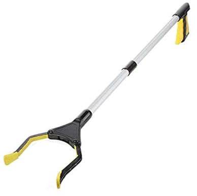 KY-Tech 32/81 cm Litter Pickers Grabber Stick, Helping Hand Grabber for Adults, Disabled, and Elderly, Heavy Duty Pick Up Stick (32 Yellow)