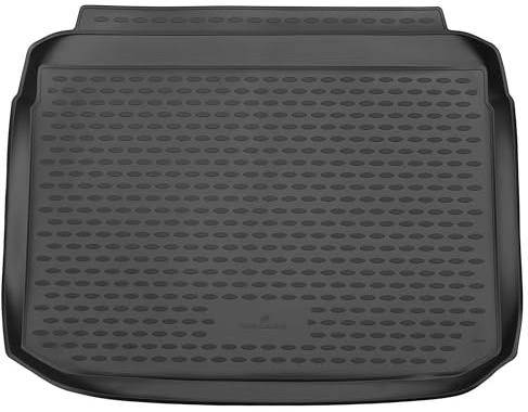 Walser Vasca Baule XTR su Misura Compatibile con Audi A3 sportback (8V) con Ruota di Emergenza, 2012 - Oggi, Tapetto per Bagagliaio, Tappetino Baule