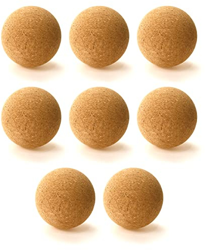 Woogim 8PCS Wine Bottle Wooden Cork Ball Stopper 40mm | Cork Caps Stoppers , for Wine Decanter Carafe