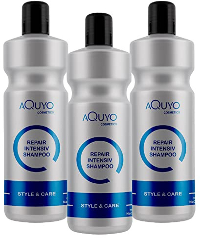 Style & Care Arganöl Shampoo für geschädigtes oder strapaziertes Haar (3x 1000ml)| Haarpflege Conditioner für trockenes Haar | Intensiv Haar & Kopfhautpflege mit Argan Öl für Männer und Frauen