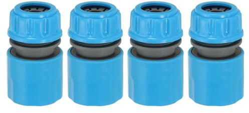 PATIKIL 4 Pcs 1/2 Garden Hose Repair Kit Connector Extender, Blue