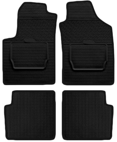 UNION Tappetini su misura realizzati per SUZUKI SAMURAI gomma Nero (SZ07F)