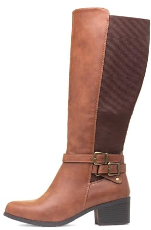 Lilley Michelle Womens Tan Knee High Boot - Size 5 UK - Brown