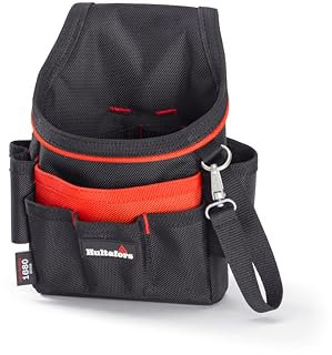 Hultafors Tool Bag I Tool Holder Belt with 14 Compartments I with Zip I Robust Material with 1690 Denier I Sturdy Tool Bag with Attachment by Press Stud I 592030