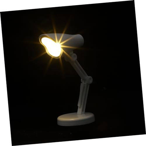 DOITOOL Mini Desk Lamp Small Light Warm Lamp for Book Reading Light Home Desktop Decor