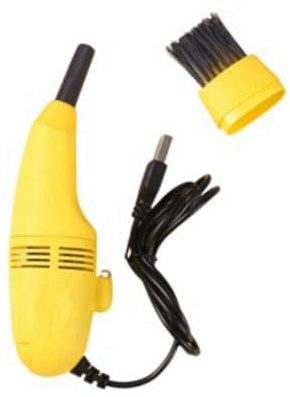 Huudngeje Aspirateur D'Ordinateur, Aspirateur de Clavier, Mini Aspirateur USB, Aspirateur de Machine à Coudre, Jaune