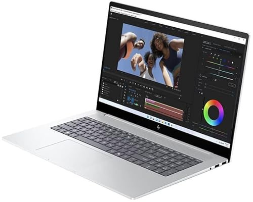 HP Envy 17-da0003na Touchscreen Laptop, Silver, Intel Core Ultra 5 125H, 16GB RAM, 512GB SSD, 17.3 1920x1080 FHD, 1 YR WTY + EuroPC Warranty Assist, (Renewed)