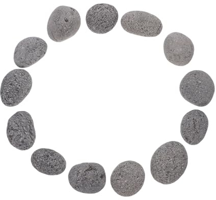 CIYODO Rocas Decorativas Naturales para Mesa de Fuego y Fogón Piedras Reutilizables para Jardín Interior y Exterior Accesorios para Barbacoa y Patio