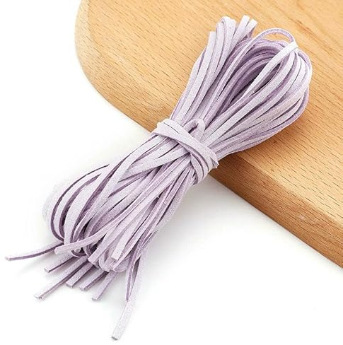 5m/Los 1m/Strip 2.5mm Double Sided Suede Hand Weaving Cord Korean Velvet Handmade DIY Beading Bracelet Jewelry Accessories V156-lilac colour-V156-L