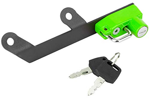 Aluminiumlegering motorcykel hjälmlås säker passform för CB1000R 2008-2016 (grön)