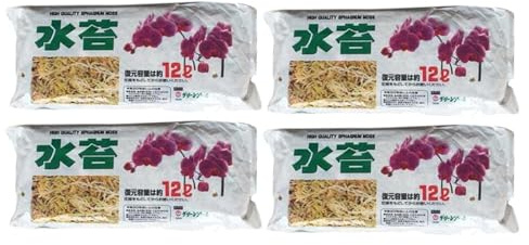 4 Pezzi Muschio Di Sfagno Essiccato Naturale 125g – Substrato Trattiene Umidità, Migliora Drenaggio Per Orchidee, Phalaenopsis, Piante Carnivore E Grasse