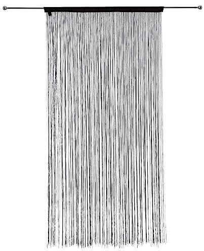 ATMOSPHERA CREATEUR D'INTERIEUR - Tenda a fili neri 90x200cm