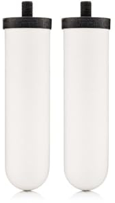 British Berkefeld 7 Ultra Sterasyl Ceramic Gravity Filter Cartridge | 2 Pack| Reduces Contaminants | Suitable for All Gravity Cans | Improves Taste & Odour | NSF Certified Candle Element