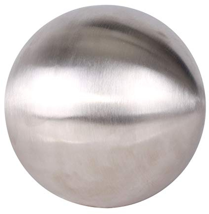 Spetebo Dekokugel Edelstahl matt gebürstet - 20 cm - Schwimmkugel Kugel Edelstahlkugel Gartenkugel