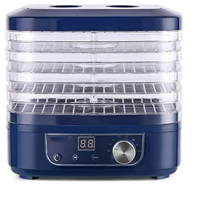Déshydrateur alimentaire, déshydrateur Mac pour boeuf séché, fruits, herbes et légumes, contrôle numérique de la température et du temps, 5 plateaux allant au lave-vaisselle, livre de recettes i