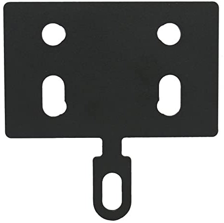 XIMPLIO Universelle Abreißlasche für Anhängerkupplung für 4-Loch und 2-Loch Flanschkugelkopf 83 x 56 und 90 mm - zentral (zentral, für Flanschkugelkopf 83x56 mm und 90 mm)